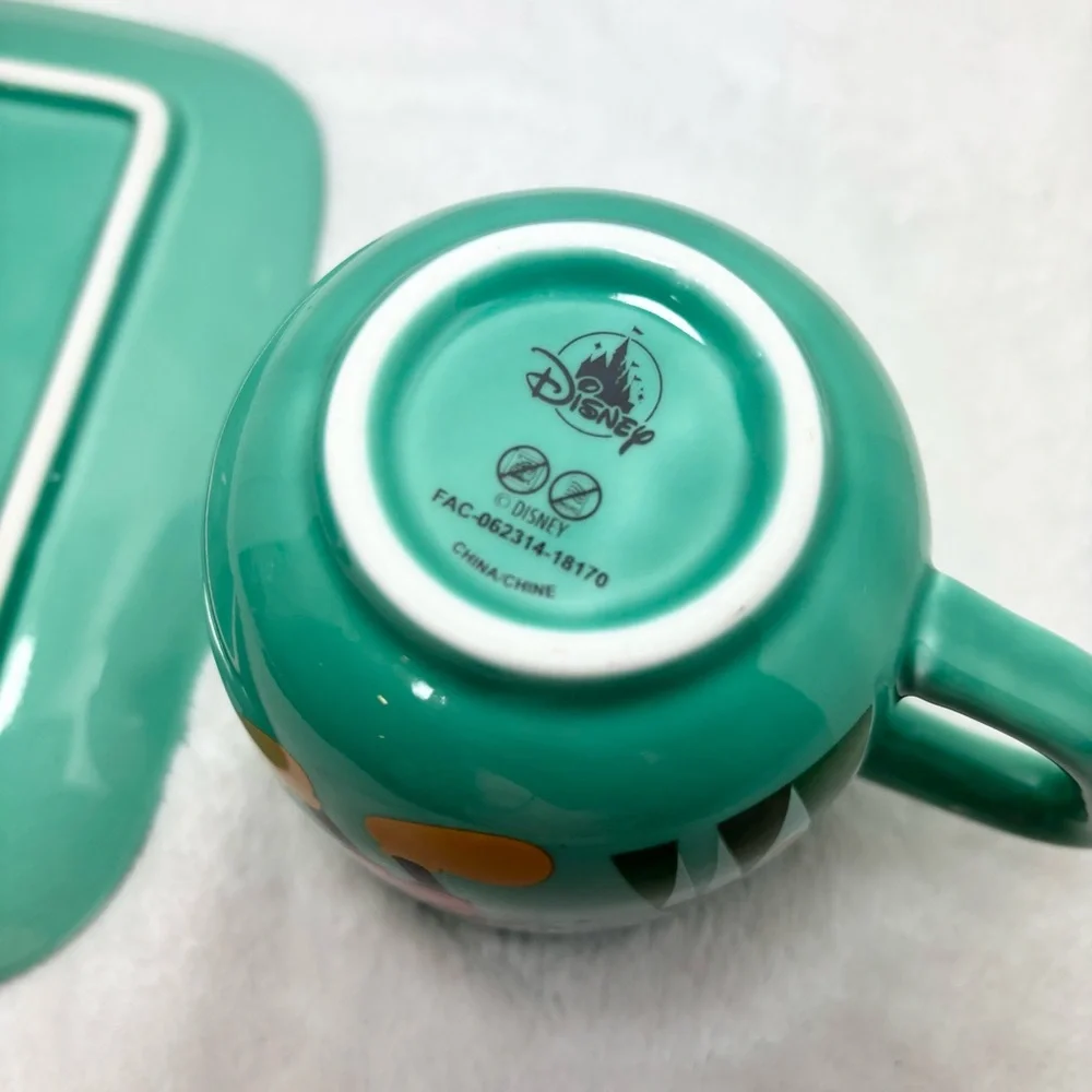 Disney Green Mickey‎ and Minnie Love Mug and Plate